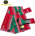 VIP Prestige Holland Wax – Red Green Serpent Stripe