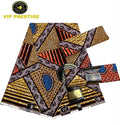 VIP Prestige Holland Wax – Gold Brown Red Blue Chain Link Diamond